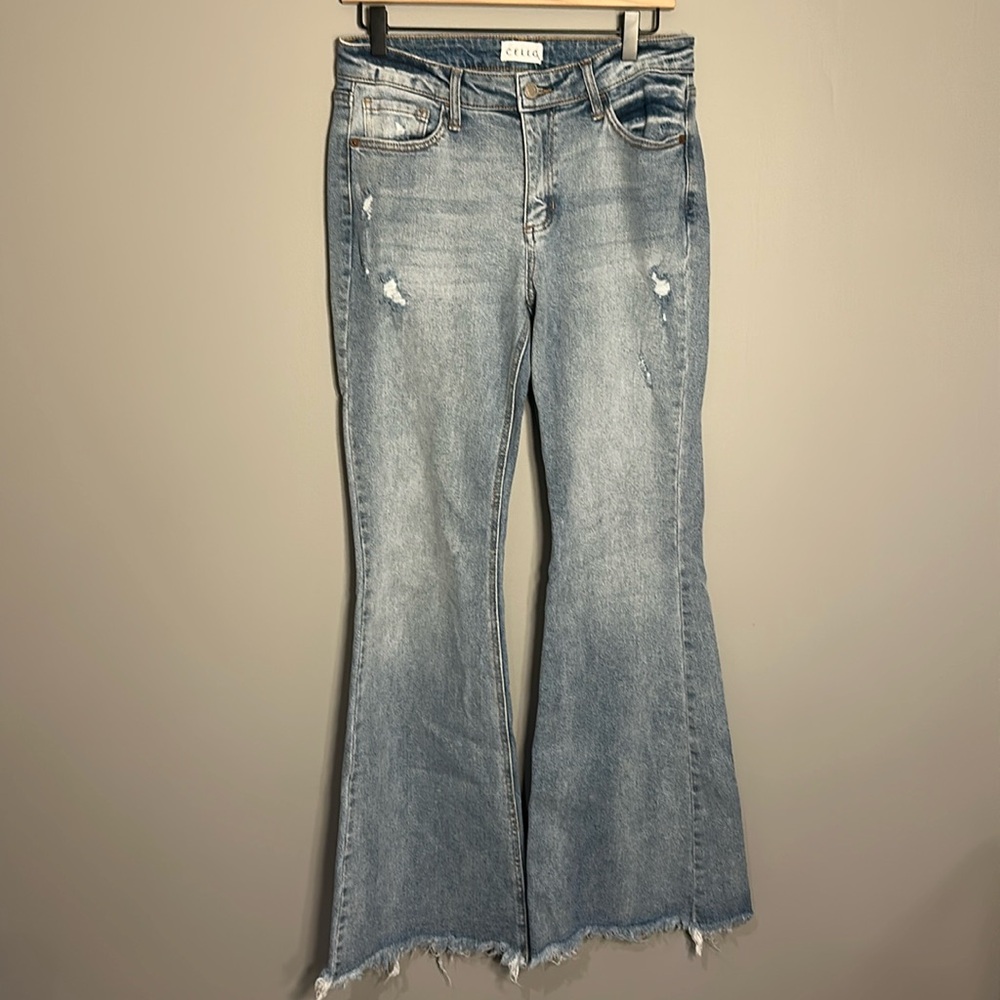 Boutique Cello Low Rise Flare Jeans